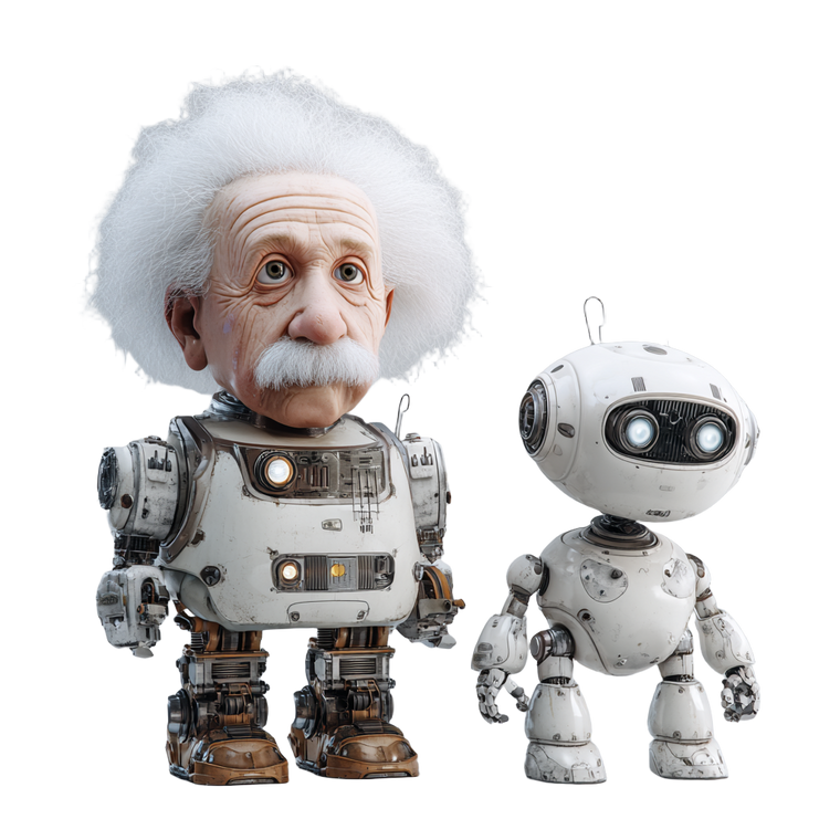 Pixar Einstein Robots Vinyl Car Decal Sticker – Waterproof & UV-Resistant 3.4133333333333336"