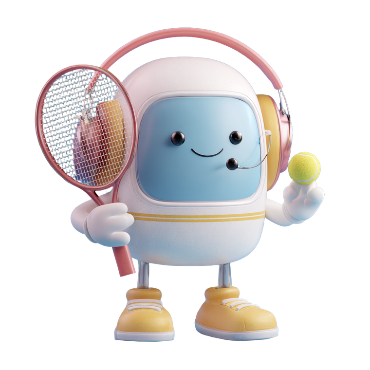 Tennis Racket Ai Vinyl Car Decal Sticker – Waterproof & UV-Resistant 3.4133333333333336"