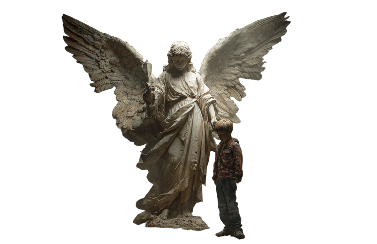 Guardian Angel V28 Vinyl Car Decal Sticker – Waterproof & UV-Resistant 2.933333333333333"