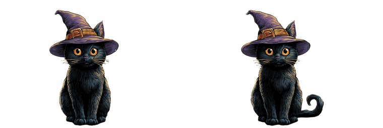 Witch Cat V4 Vinyl Car Decal Sticker – Waterproof & UV-Resistant 2.1333333333333333"