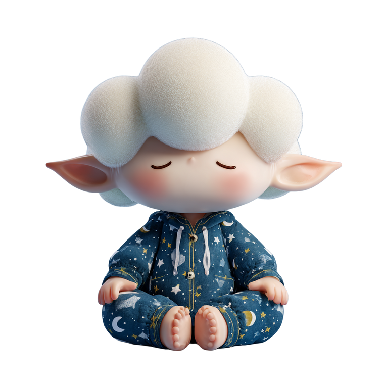 Cute Cloud Elf Vinyl Car Decal Sticker – Waterproof & UV-Resistant 3.4133333333333336"