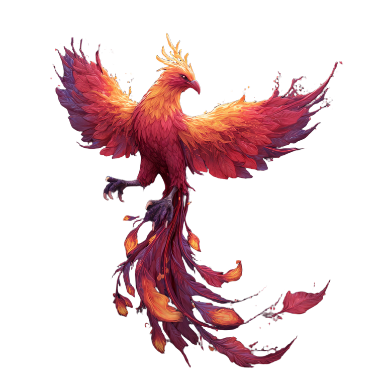 Phoenix Bird V3 Vinyl Car Decal Sticker – Waterproof & UV-Resistant 3.4133333333333336"