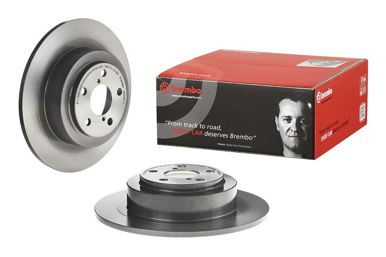 Upgrade your Subaru Braking Power with Brembo Brake Rotor | Cast Iron, 1-Piece Design