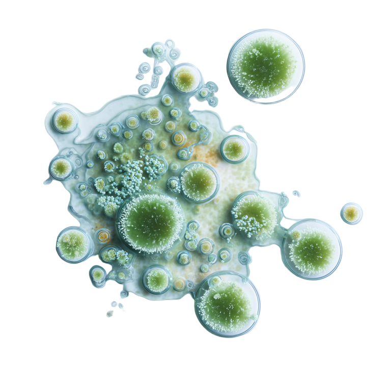 Bacterial Colony Vinyl Car Decal Sticker – Waterproof & UV-Resistant 6.826666666666667"