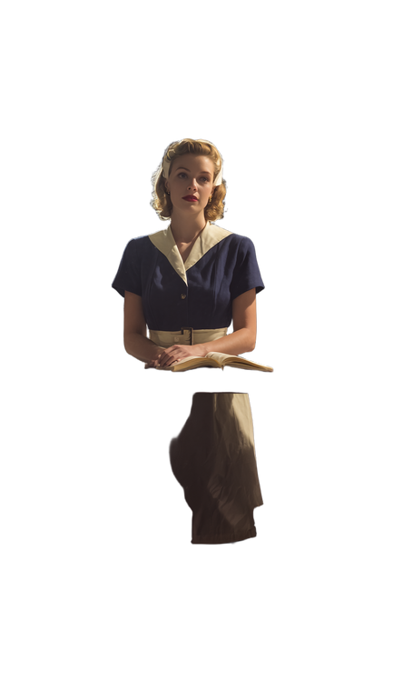 Mysterious Diner Waitress Vinyl Car Decal Sticker – Waterproof & UV-Resistant 4.746666666666667"