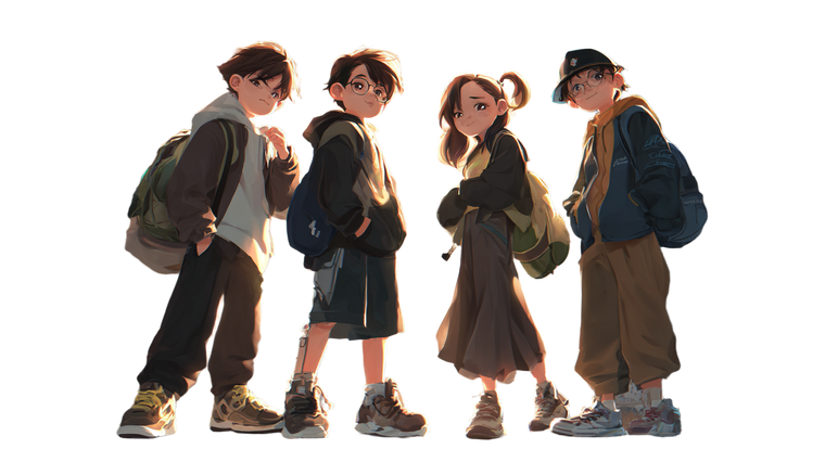 Anime Teenagers Vinyl Car Decal Sticker – Waterproof & UV-Resistant 2.72"