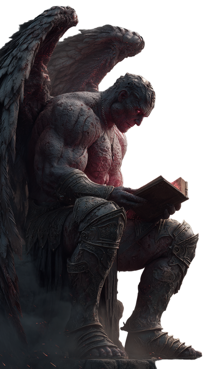 Fallen Angel Apocalypse Vinyl Car Decal Sticker – Waterproof & UV-Resistant 4.8533333333333335"