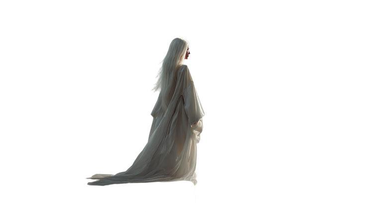 Ethereal Slavic Woman Vinyl Car Decal Sticker – Waterproof & UV-Resistant 5.4