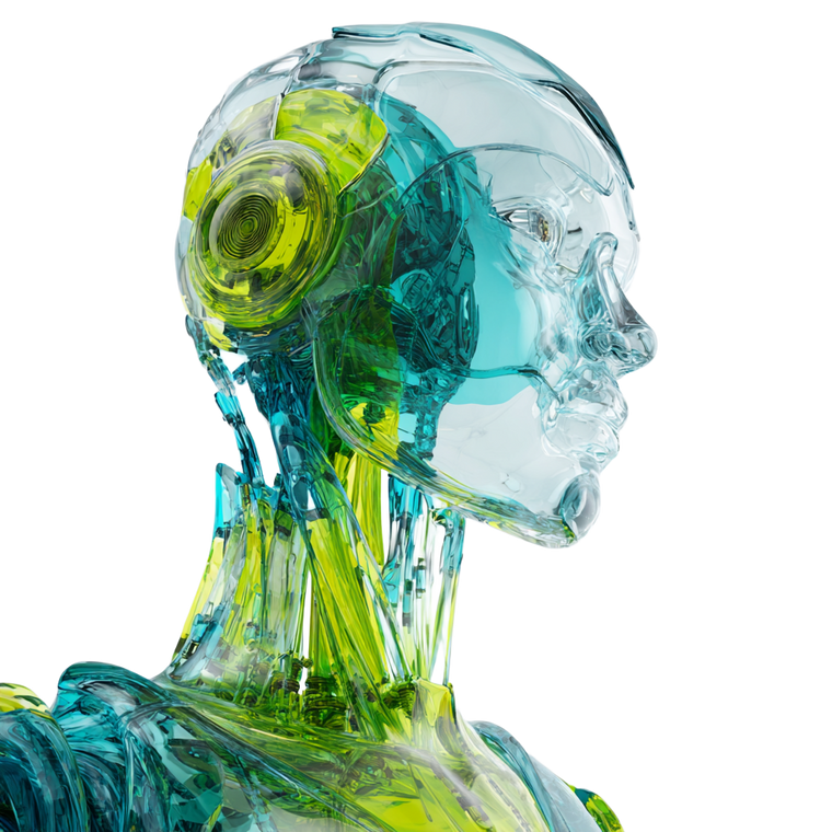 Glass Android Robot Vinyl Car Decal Sticker – Waterproof & UV-Resistant 3.4133333333333336"