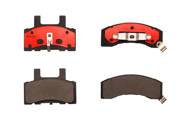 Brembo Ceramic Brake Pads | NAO Friction Material | Set Of 4 | Low Dust Formulation | Premium Stainless-Steel Hardware