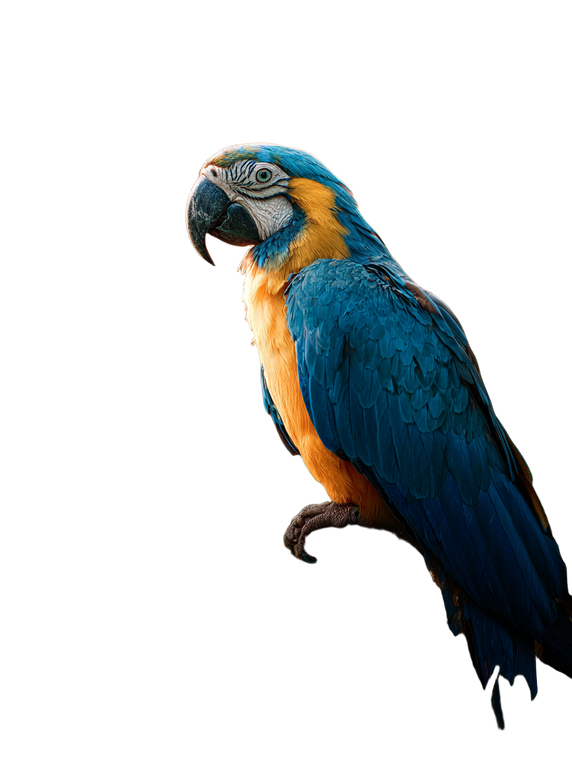 Sunlit Parrot V2 Vinyl Car Decal Sticker – Waterproof & UV-Resistant 4.1066666666666665"