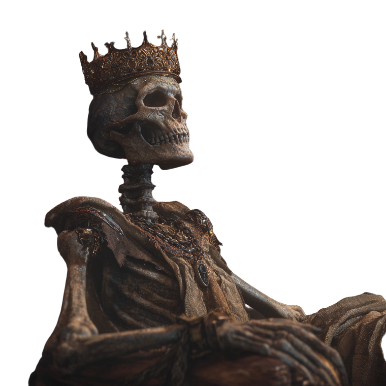 Undead King V7 Vinyl Car Decal Sticker – Waterproof & UV-Resistant 6.826666666666667"