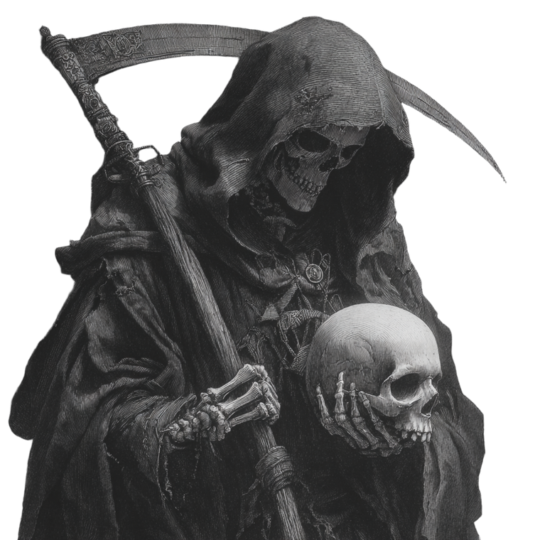 Dark Reaper V3 Vinyl Car Decal Sticker – Waterproof & UV-Resistant 6.826666666666667"