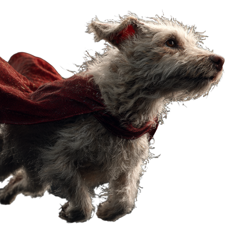 Flying Terrier Hero Vinyl Car Decal Sticker – Waterproof & UV-Resistant 3.4133333333333336"