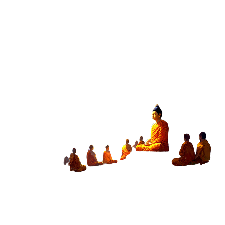 Buddha Preaching Peace Vinyl Car Decal Sticker – Waterproof & UV-Resistant 6.826666666666667"