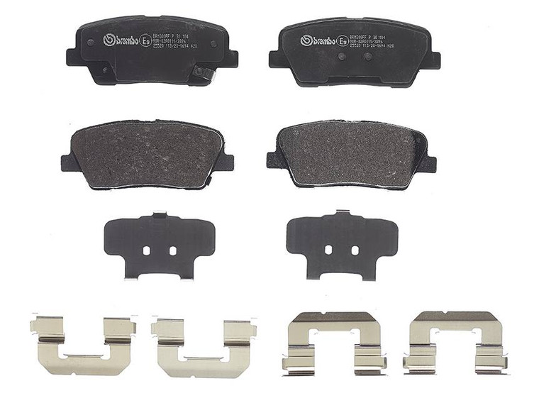 Brembo Brake Pads Set of 4 for Kia Stinger & Genesis G70 | Low-Dust, Low-Metallic, Premium Quality