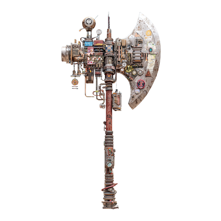 Recycled Greataxe Vinyl Car Decal Sticker – Waterproof & UV-Resistant 3.4133333333333336"