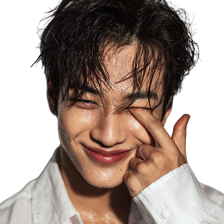 Handsome Korean Idol Vinyl Car Decal Sticker – Waterproof & UV-Resistant 3.4133333333333336"