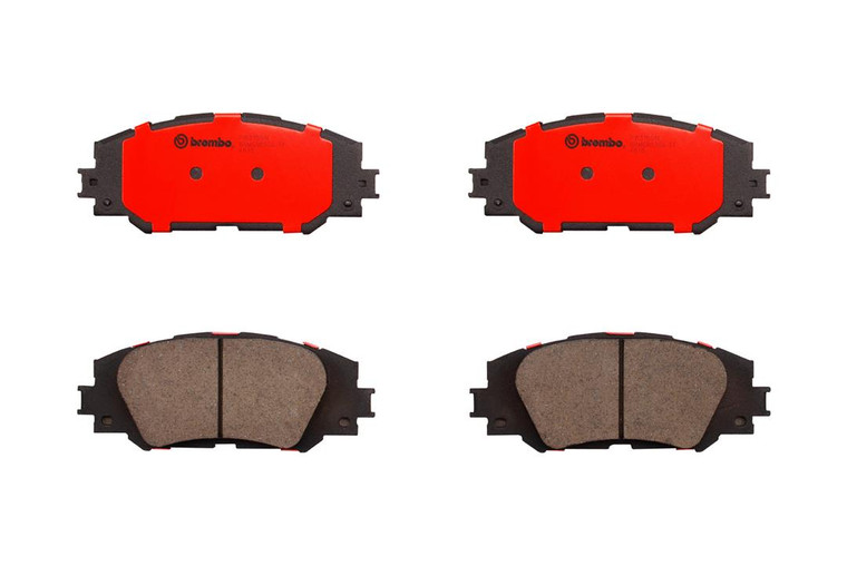 Brembo Ceramic Brake Pads | Fits 2014-2019 Toyota Corolla | Low Dust Formulation | Set of 4