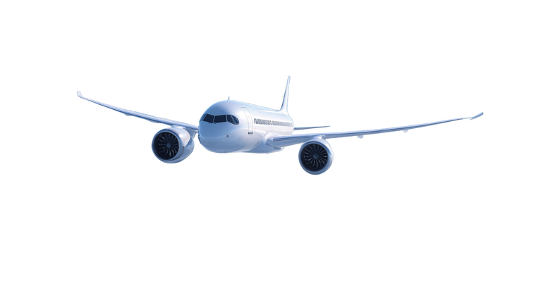 Passenger Airplane Flying Vinyl Car Decal Sticker – Waterproof & UV-Resistant 5.4
