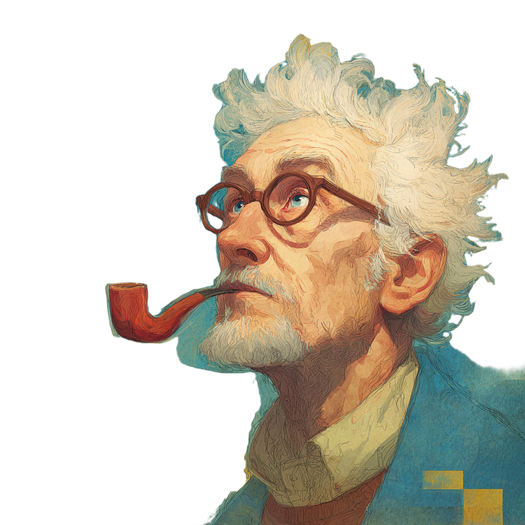 Wise Old Man V18 Vinyl Car Decal Sticker – Waterproof & UV-Resistant 3.4133333333333336"