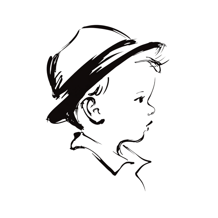 Baby Boy Clipart Vinyl Car Decal Sticker – Waterproof & UV-Resistant 3.4133333333333336"