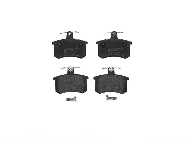 Premium Brembo Brake Pads | Low-Met OE Equivalent Set of 4 | Low Dust Formulation | ECE-R90 Certified