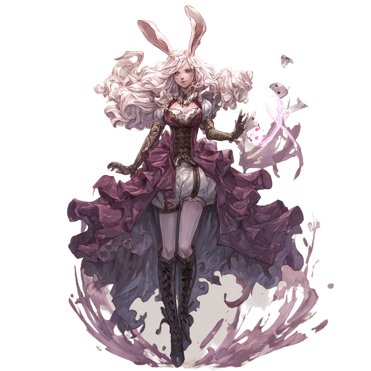 Alice'S Rabbit V3 Vinyl Car Decal Sticker – Waterproof & UV-Resistant 6.826666666666667"