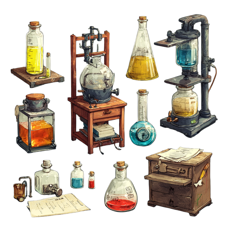 Lab Equipment Vinyl Car Decal Sticker – Waterproof & UV-Resistant 3.4133333333333336"