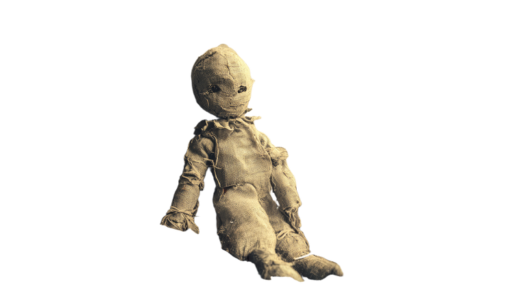 Aged Voodoo Doll Vinyl Car Decal Sticker – Waterproof & UV-Resistant 2.72"