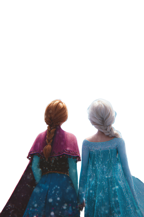 Anna And Elsa V3 Vinyl Car Decal Sticker – Waterproof & UV-Resistant 8.96"