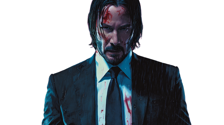 Noir John Wick Vinyl Car Decal Sticker – Waterproof & UV-Resistant 2.72"