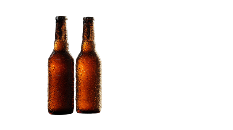 Misted Beer Bottles Vinyl Car Decal Sticker – Waterproof & UV-Resistant 2.72"