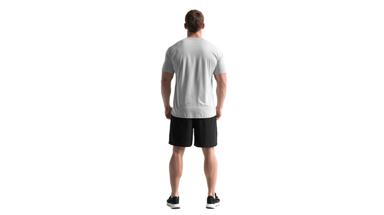 Athlete Back View Vinyl Car Decal Sticker – Waterproof & UV-Resistant 5.4