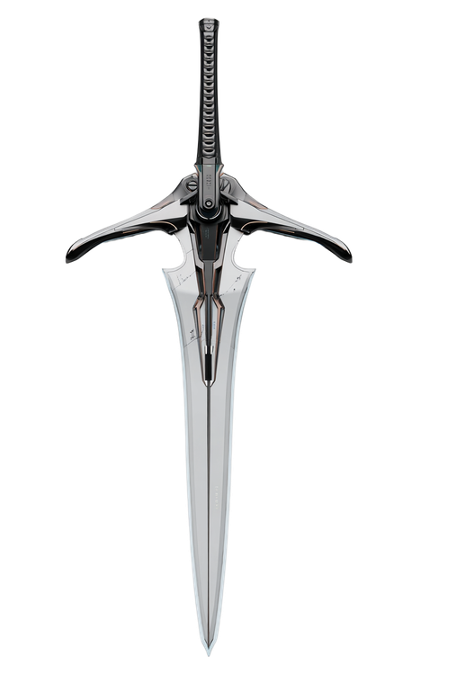 Sci-Fi Ninja Sword Vinyl Car Decal Sticker – Waterproof & UV-Resistant 8.96"