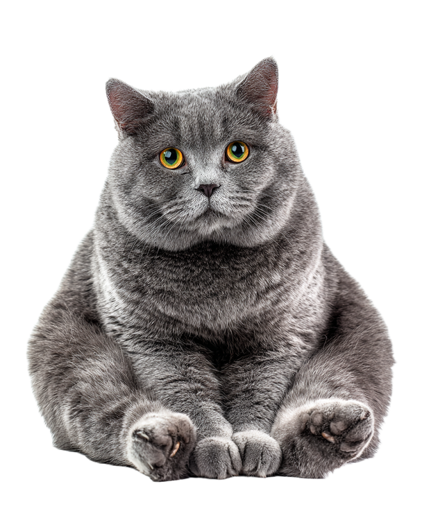 Human-Like Cat Pose Vinyl Car Decal Sticker – Waterproof & UV-Resistant 4.0"