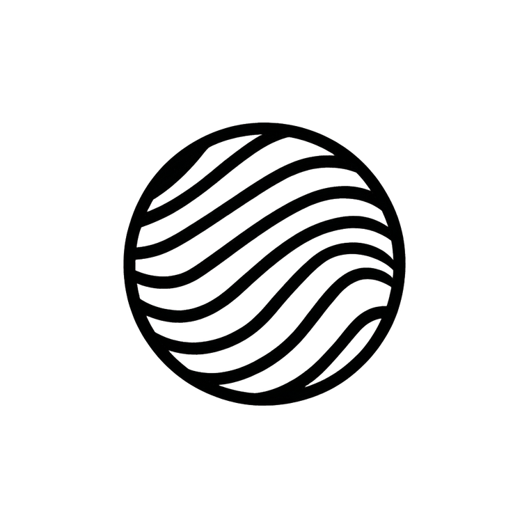 Minimalist Orb Icon Vinyl Car Decal Sticker – Waterproof & UV-Resistant 6.826666666666667"