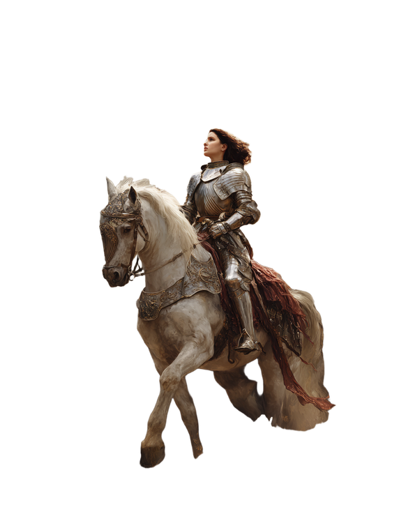 Joan Of Arc V31 Vinyl Car Decal Sticker – Waterproof & UV-Resistant 8.213333333333333"
