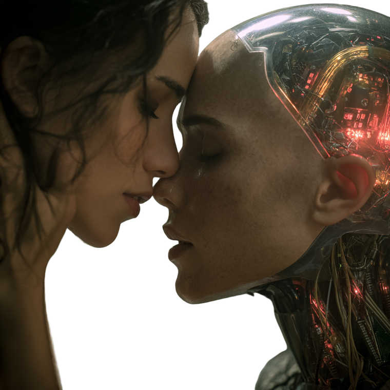 Sci-Fi Romance V2 Vinyl Car Decal Sticker – Waterproof & UV-Resistant 6.826666666666667"