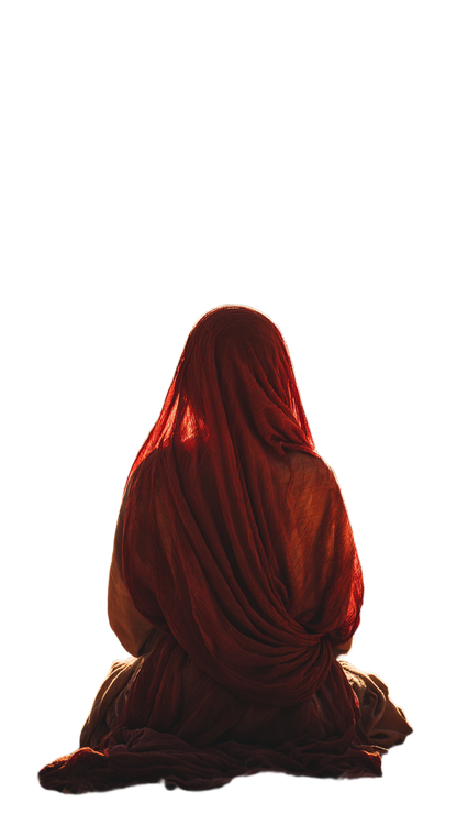 Meditating Mary Magdalene Vinyl Car Decal Sticker – Waterproof & UV-Resistant 9.706666666666667"