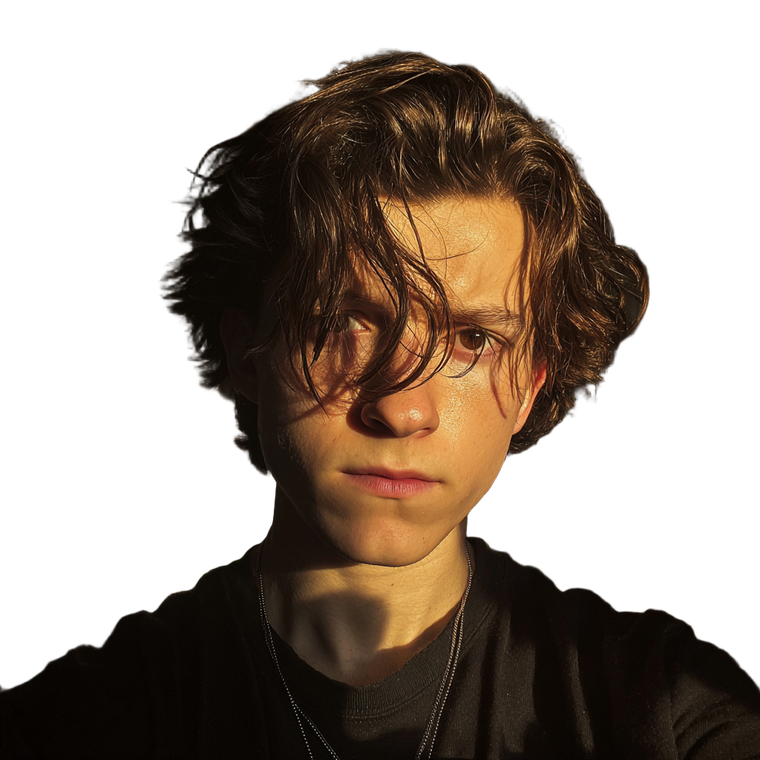 Tom Holland Selfie Vinyl Car Decal Sticker – Waterproof & UV-Resistant 6.826666666666667"
