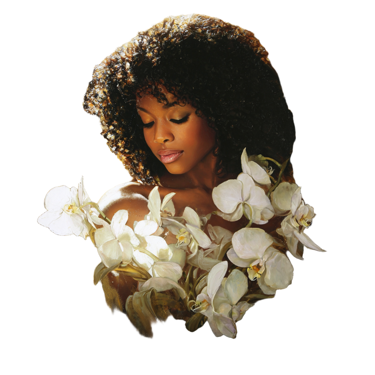 African-American Goddess Vinyl Car Decal Sticker – Waterproof & UV-Resistant 3.4133333333333336"