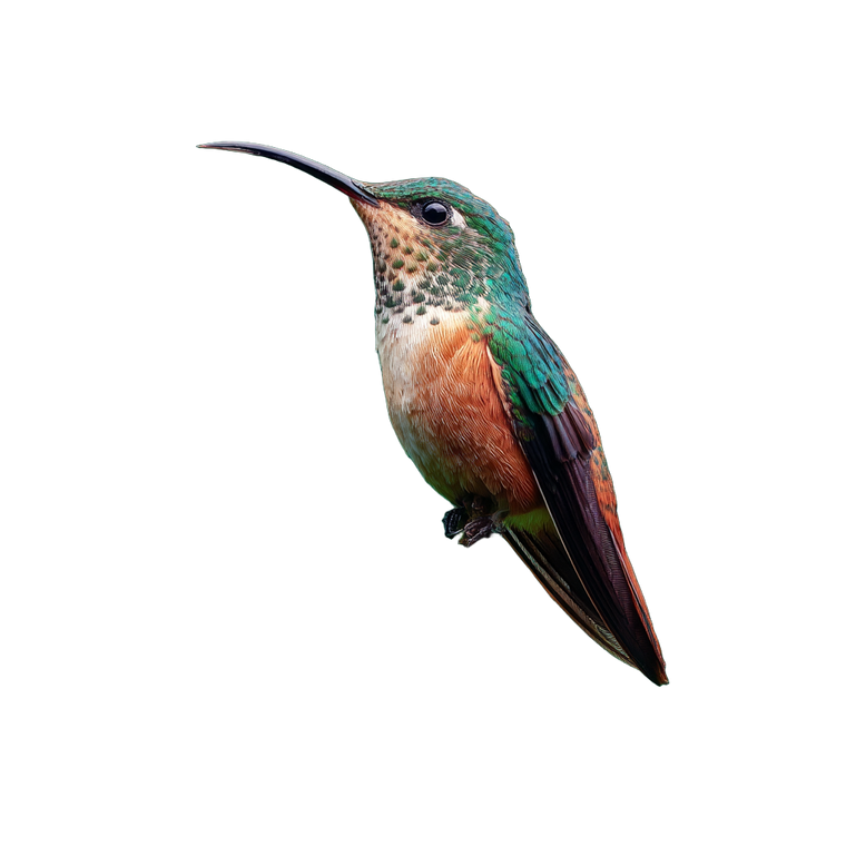 Beautiful Hummingbird V2 Vinyl Car Decal Sticker – Waterproof & UV-Resistant 3.4133333333333336"