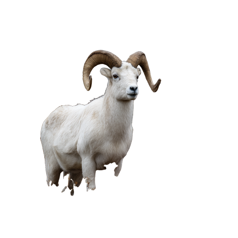 Dall Sheep Vinyl Car Decal Sticker – Waterproof & UV-Resistant 3.4133333333333336"