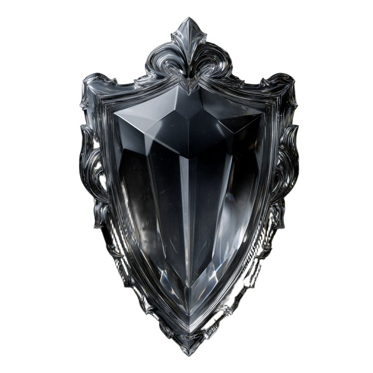 Shield Crystal Vinyl Car Decal Sticker – Waterproof & UV-Resistant 3.4133333333333336"