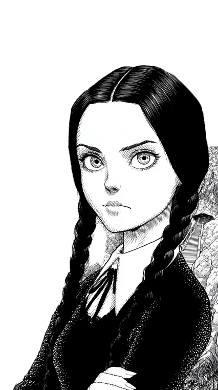 Wednesday Addams V5 Vinyl Car Decal Sticker – Waterproof & UV-Resistant 9.706666666666667"