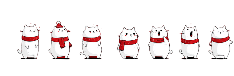 Christmas Cat V2 Vinyl Car Decal Sticker – Waterproof & UV-Resistant 4.16"