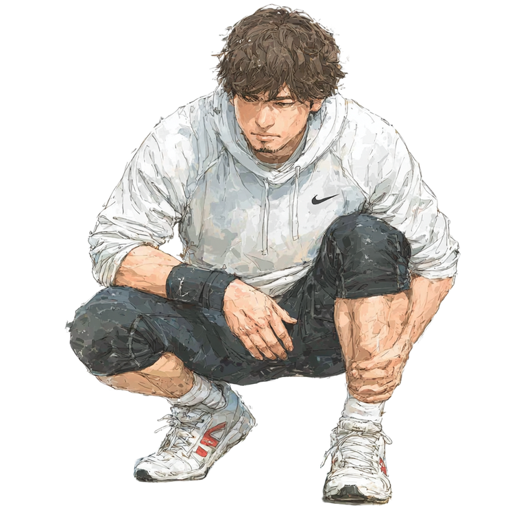 Athlete'S Knee Pain Vinyl Car Decal Sticker – Waterproof & UV-Resistant 3.4133333333333336"