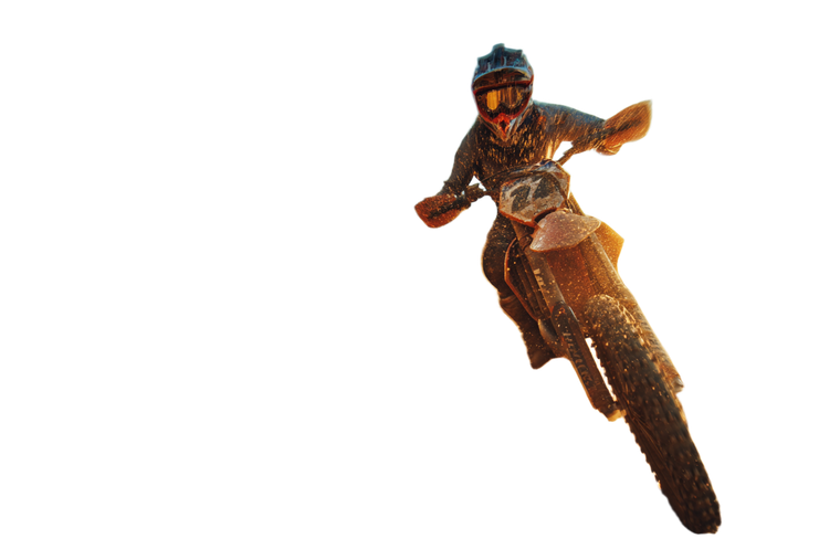 Motocross Rider Closeup Vinyl Car Decal Sticker – Waterproof & UV-Resistant 5.97333333333333