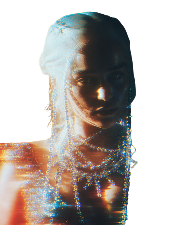 Daenerys Targaryen Close-Up V6 Vinyl Car Decal Sticker – Waterproof & UV-Resistant 4.0"